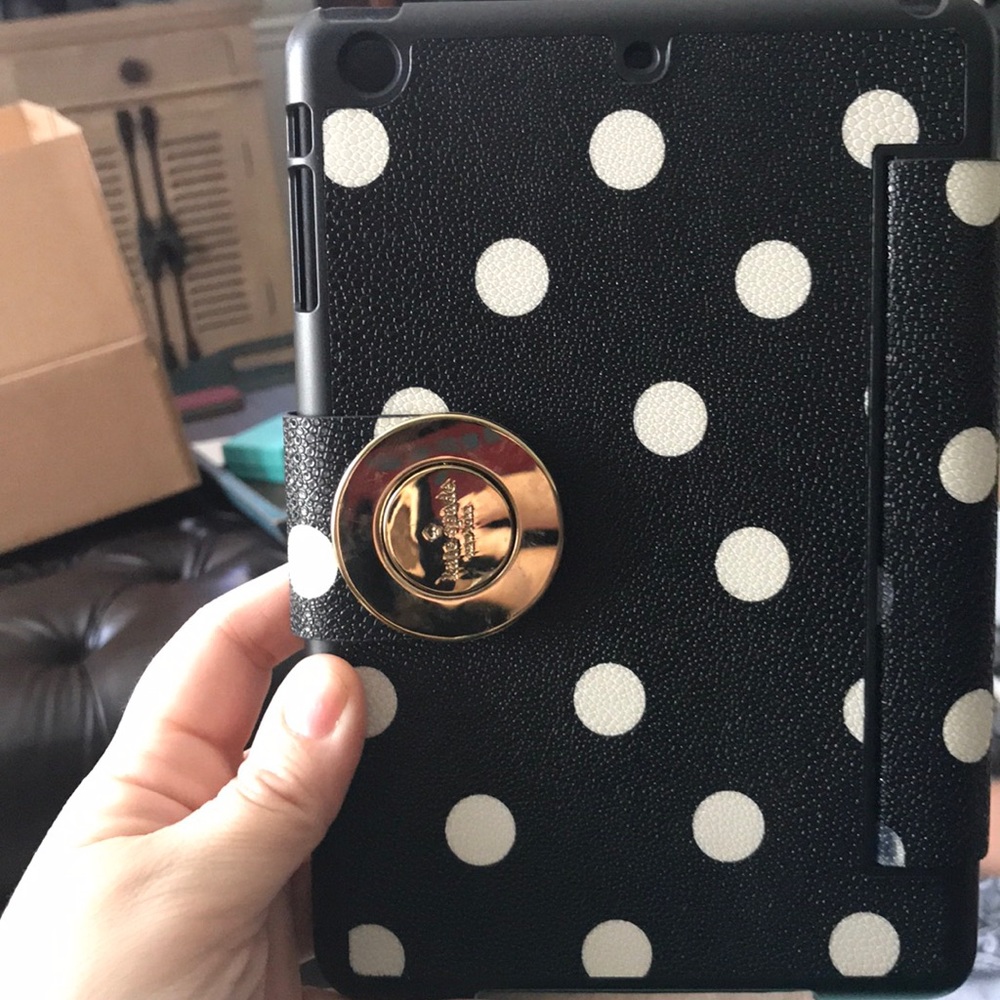 kate spade iPad mini case with magnetic closure.